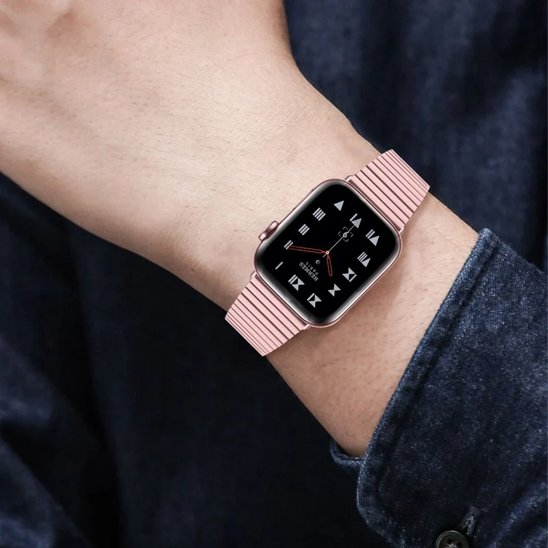 Mega haltbar Apple Watch Series 7 41mm Metall armband