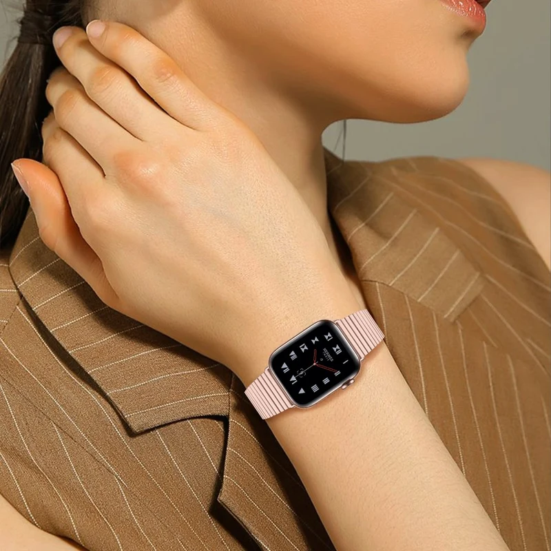 Mega haltbar Apple Watch Series 7 41mm Metall armband