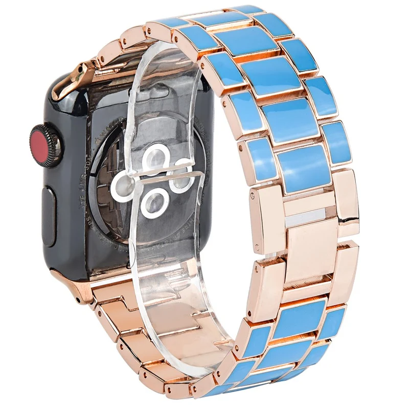 Sehr reizvoll Apple Watch Series 7 41mm Metall armband