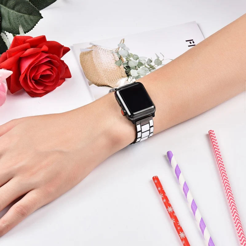 Sehr reizvoll Apple Watch Series 7 41mm Metall armband