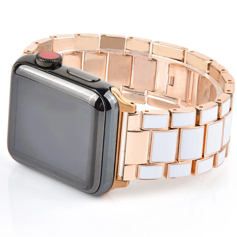 Sehr reizvoll Apple Watch Series 7 41mm Metall armband