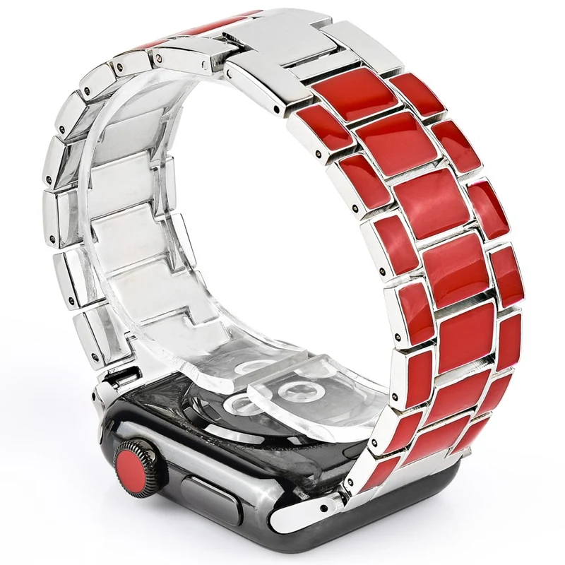 Sehr reizvoll Apple Watch Series 7 41mm Metall armband