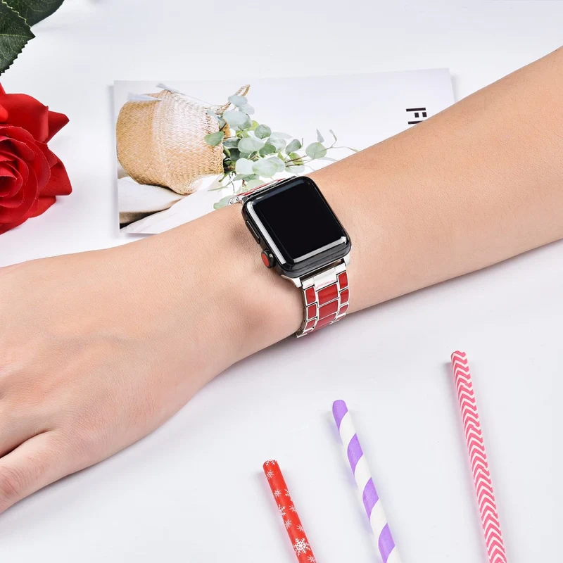 Sehr reizvoll Apple Watch Series 7 41mm Metall armband