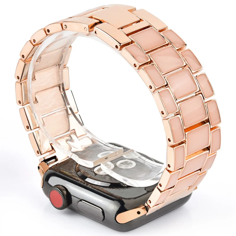 Sehr reizvoll Apple Watch Series 7 41mm Metall armband