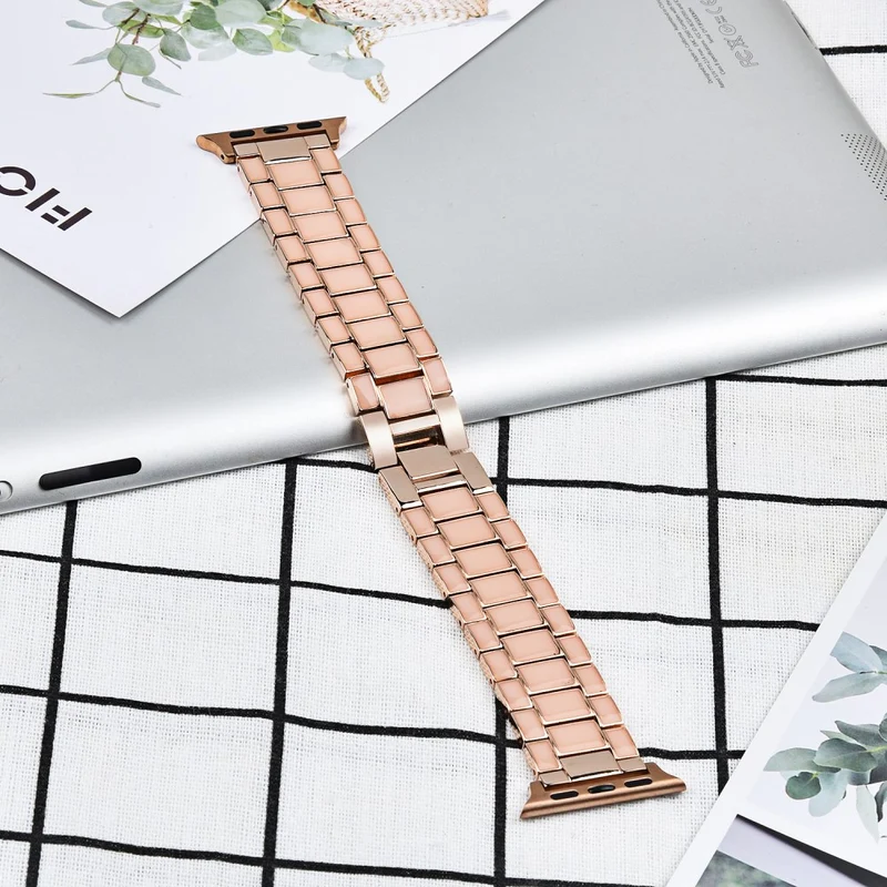 Sehr reizvoll Apple Watch Series 7 41mm Metall armband