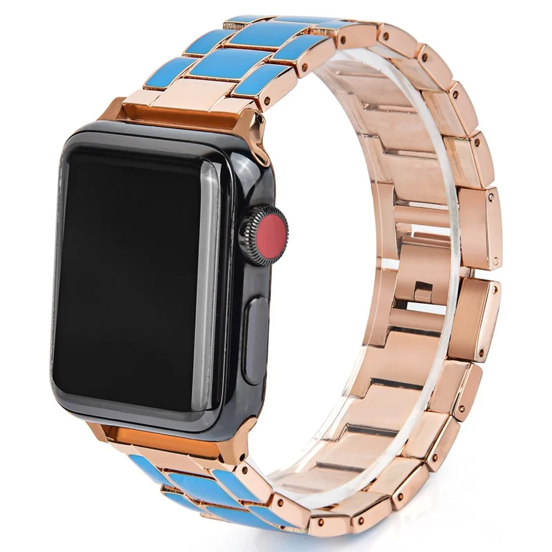 Sehr reizvoll Apple Watch Series 7 41mm Metall armband