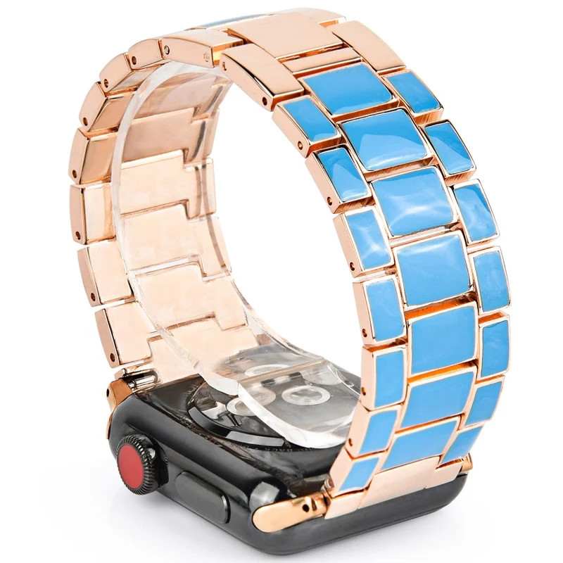 Sehr reizvoll Apple Watch Series 7 41mm Metall armband