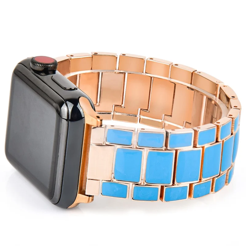 Sehr reizvoll Apple Watch Series 7 41mm Metall armband