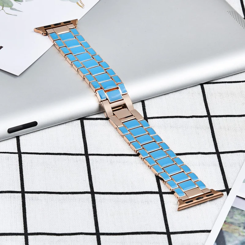 Sehr reizvoll Apple Watch Series 7 41mm Metall armband