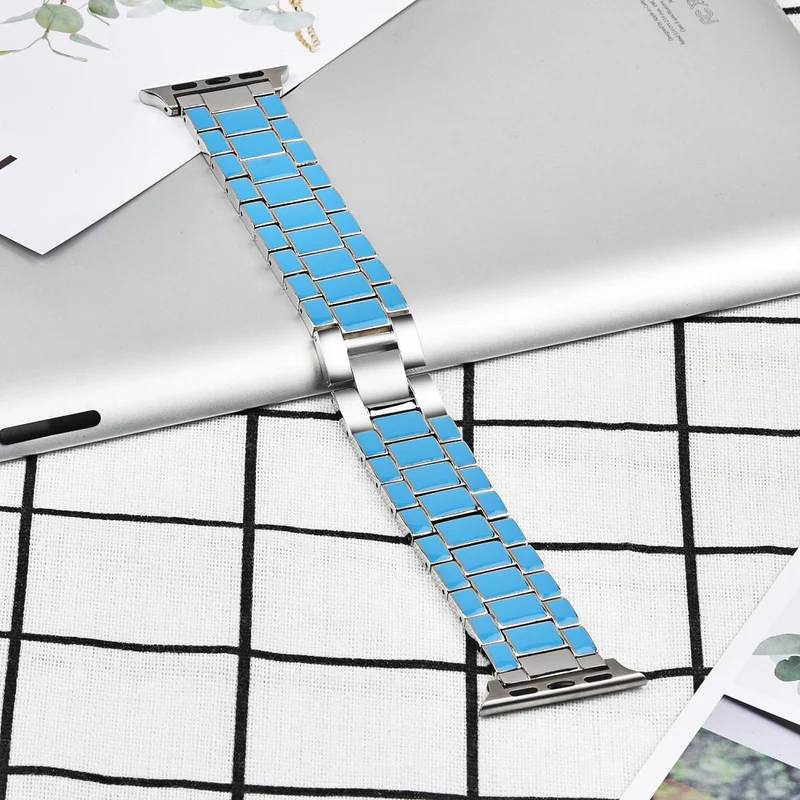 Sehr reizvoll Apple Watch Series 7 41mm Metall armband