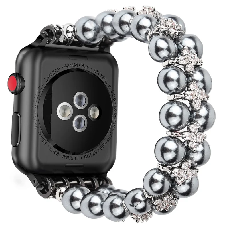 Sehr bequem Apple Watch Series 7 41mm Strass armband