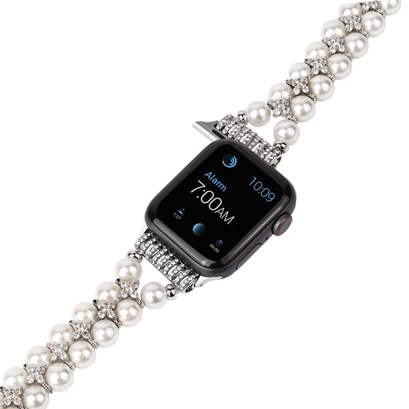 Sehr bequem Apple Watch Series 7 41mm Strass armband