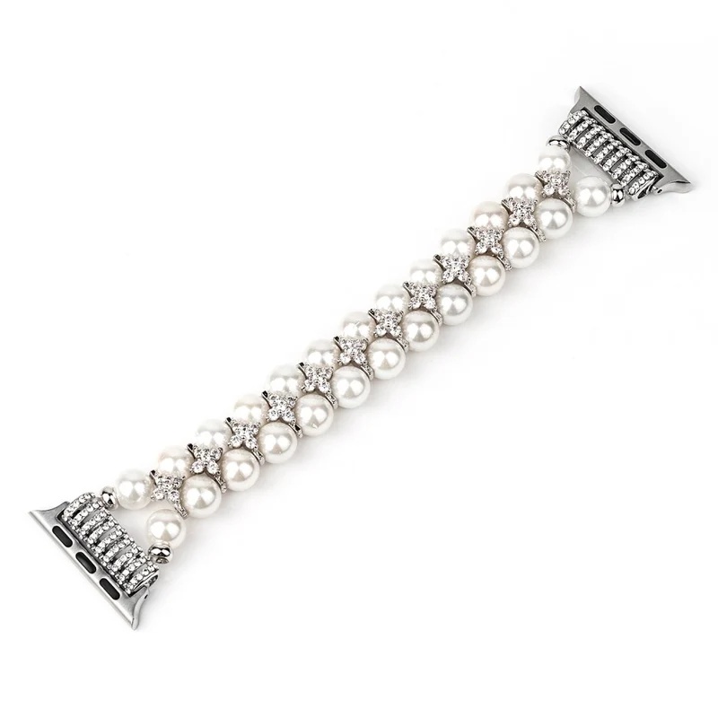 Sehr bequem Apple Watch Series 7 41mm Strass armband