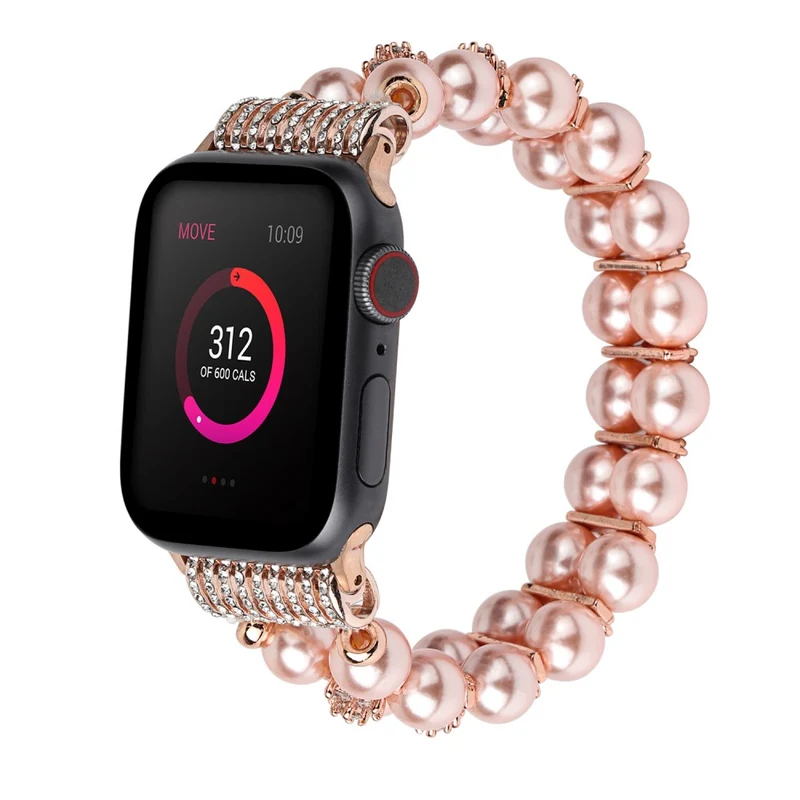 Sehr bequem Apple Watch Series 7 41mm Strass armband