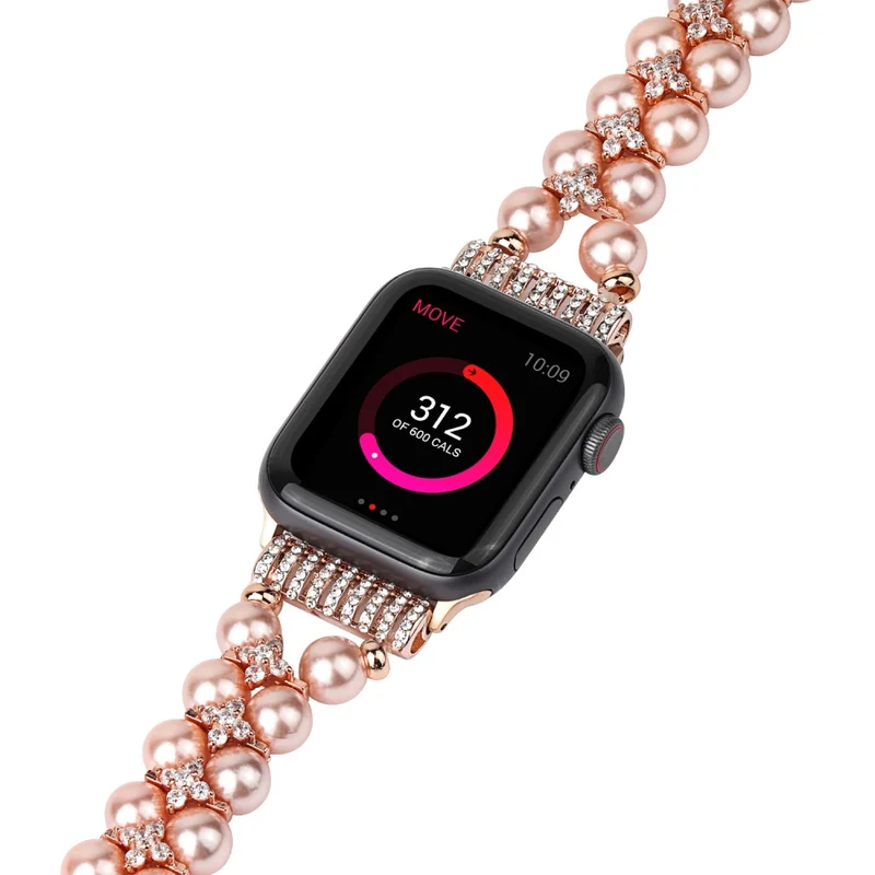 Sehr bequem Apple Watch Series 7 41mm Strass armband