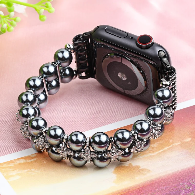 Sehr bequem Apple Watch Series 7 41mm Strass armband