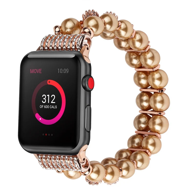 Sehr bequem Apple Watch Series 7 41mm Strass armband