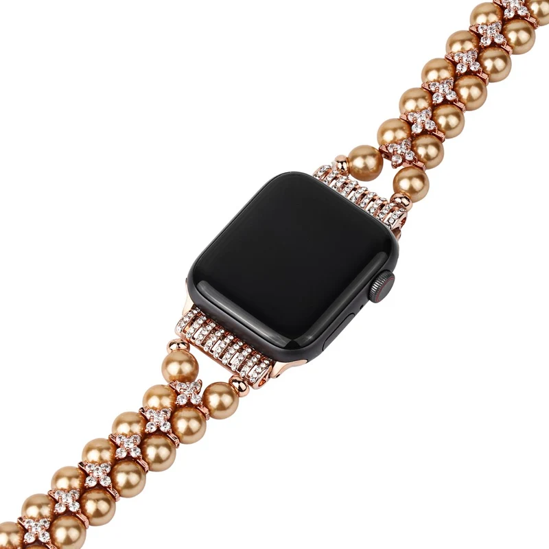 Sehr bequem Apple Watch Series 7 41mm Strass armband