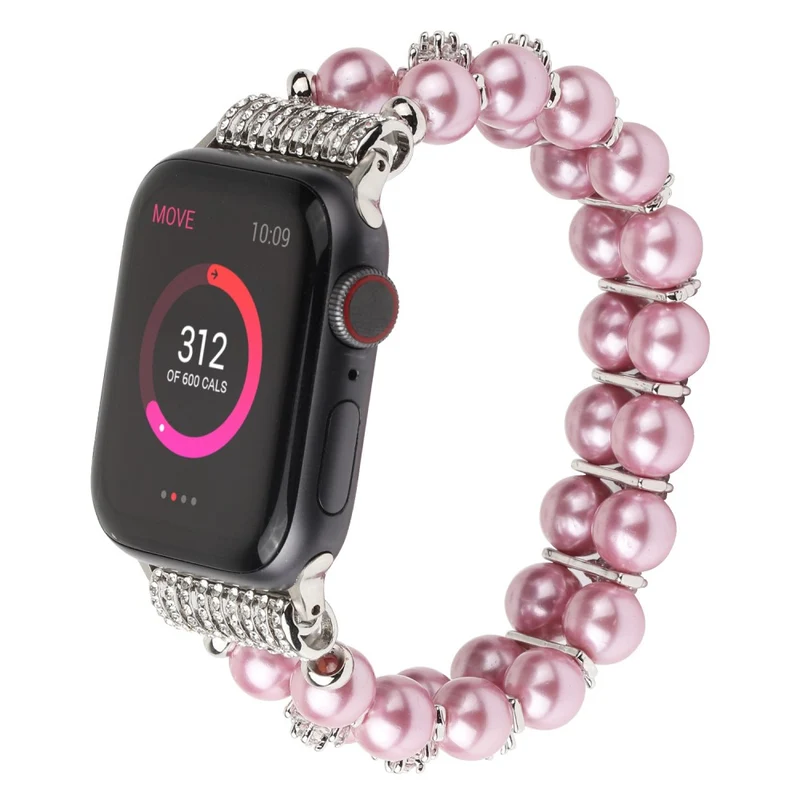 Sehr bequem Apple Watch Series 7 41mm Strass armband