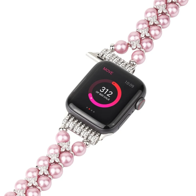 Sehr bequem Apple Watch Series 7 41mm Strass armband