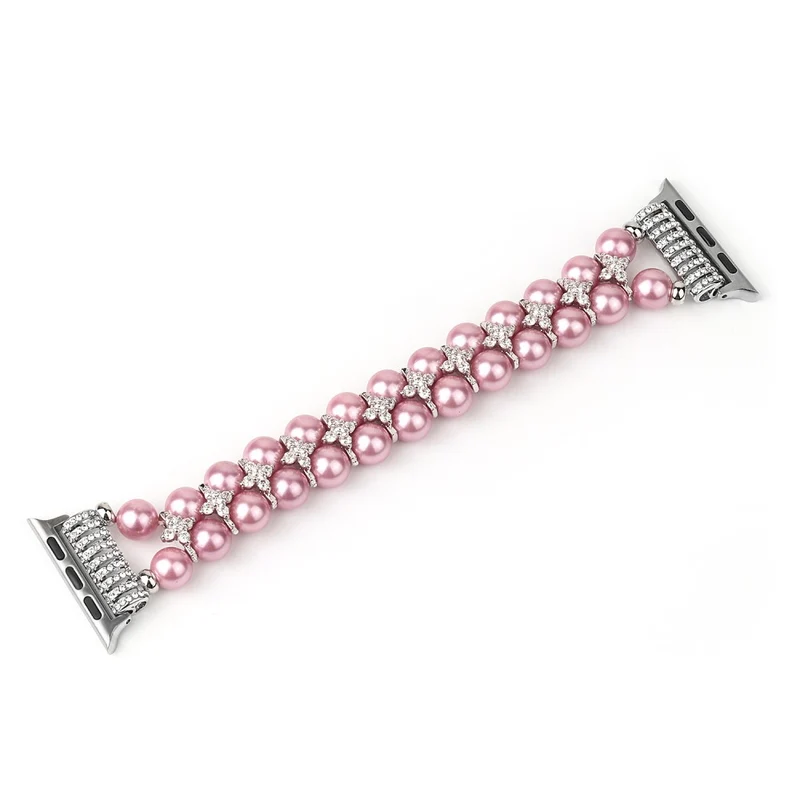 Sehr bequem Apple Watch Series 7 41mm Strass armband