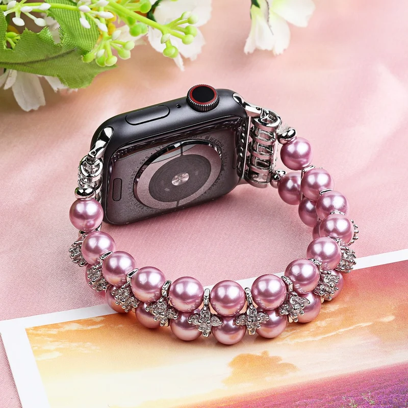 Sehr bequem Apple Watch Series 7 41mm Strass armband