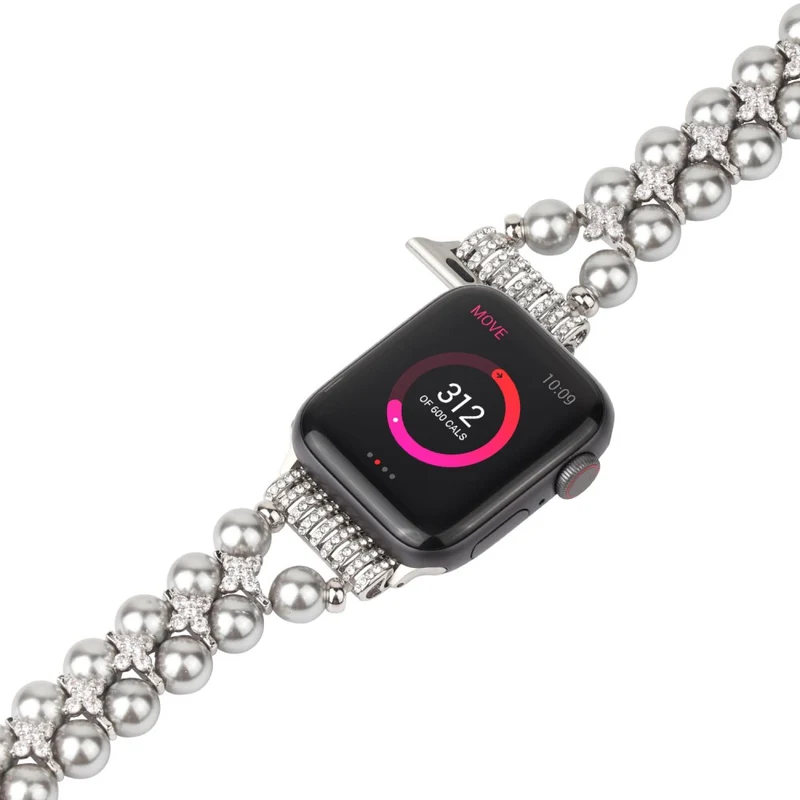 Sehr bequem Apple Watch Series 7 41mm Strass armband