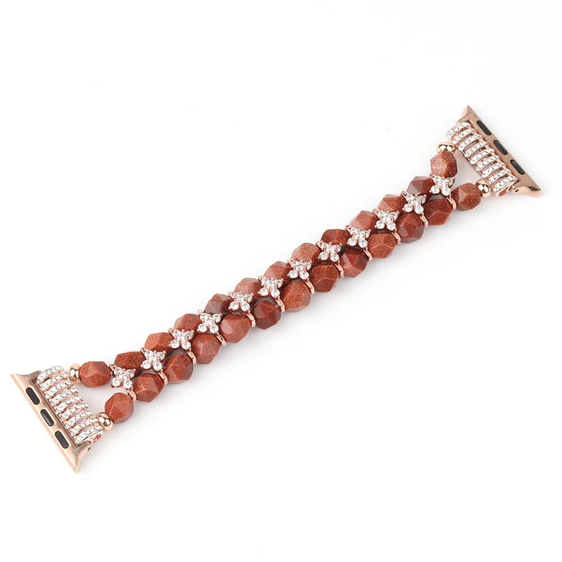 Sehr bequem Apple Watch Series 7 41mm Strass armband
