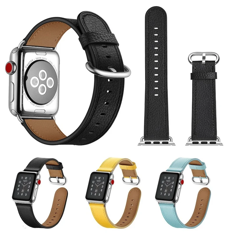 Apple Watch Series 5 44mm / Apple Watch 44mm Echtes Leder armband