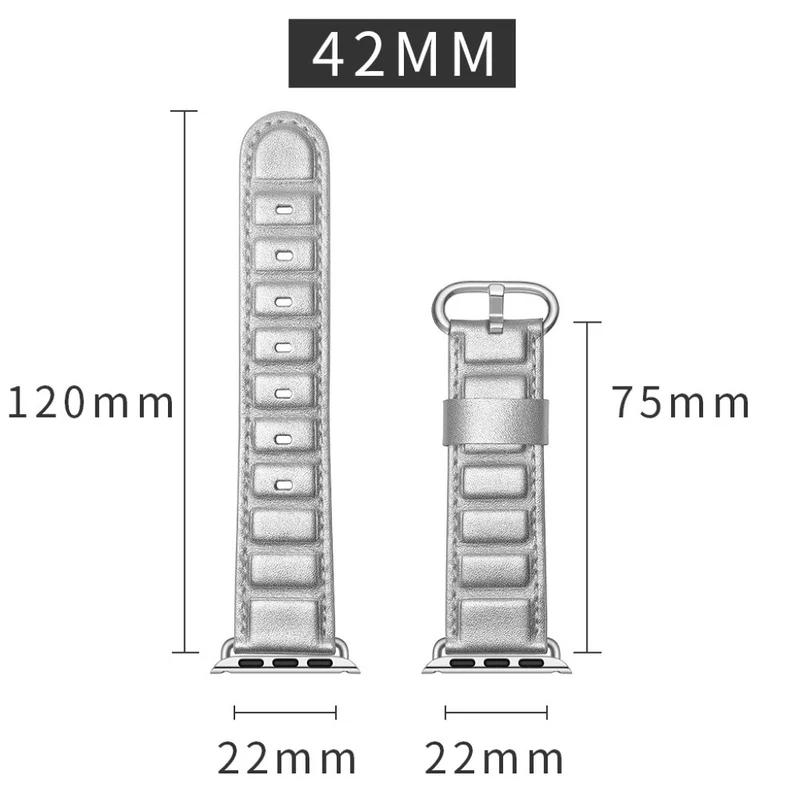Apple Watch Series 5 44mm / Apple Watch 44mm Echtes Leder armband