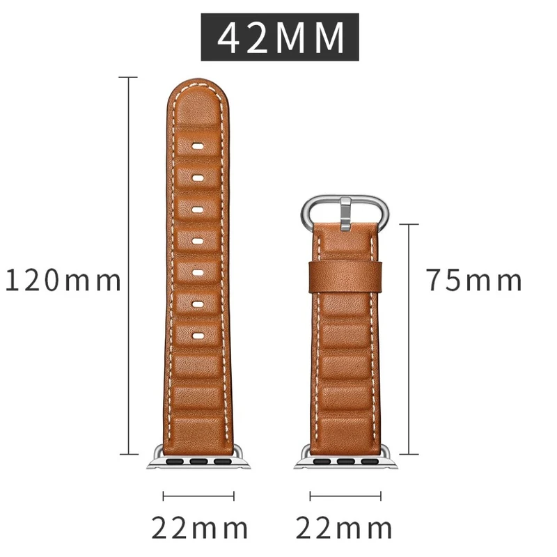 Apple Watch Series 5 44mm / Apple Watch 44mm Echtes Leder armband