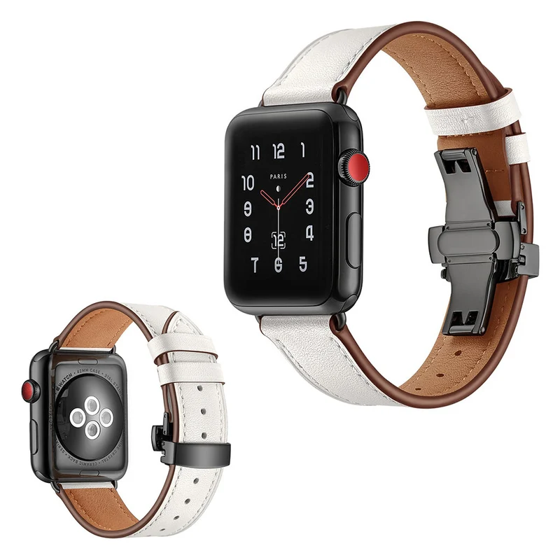 Apple Watch Series 5 44mm / Apple Watch 44mm Echtes Leder armband