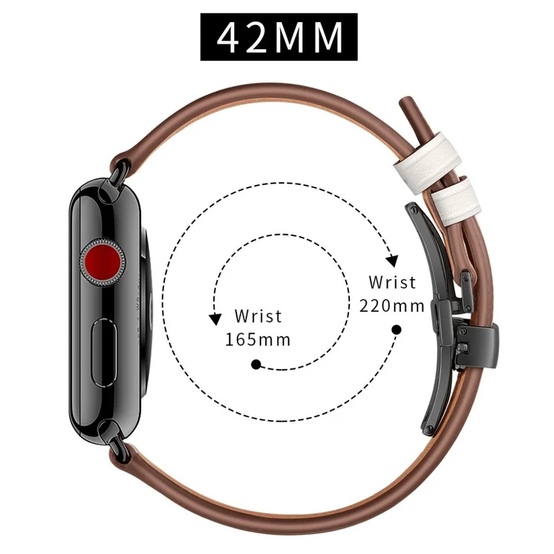Apple Watch Series 5 44mm / Apple Watch 44mm Echtes Leder armband