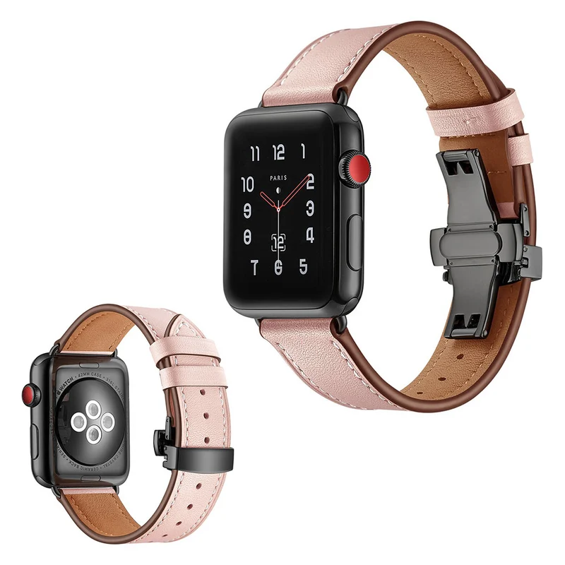 Apple Watch Series 5 44mm / Apple Watch 44mm Echtes Leder armband