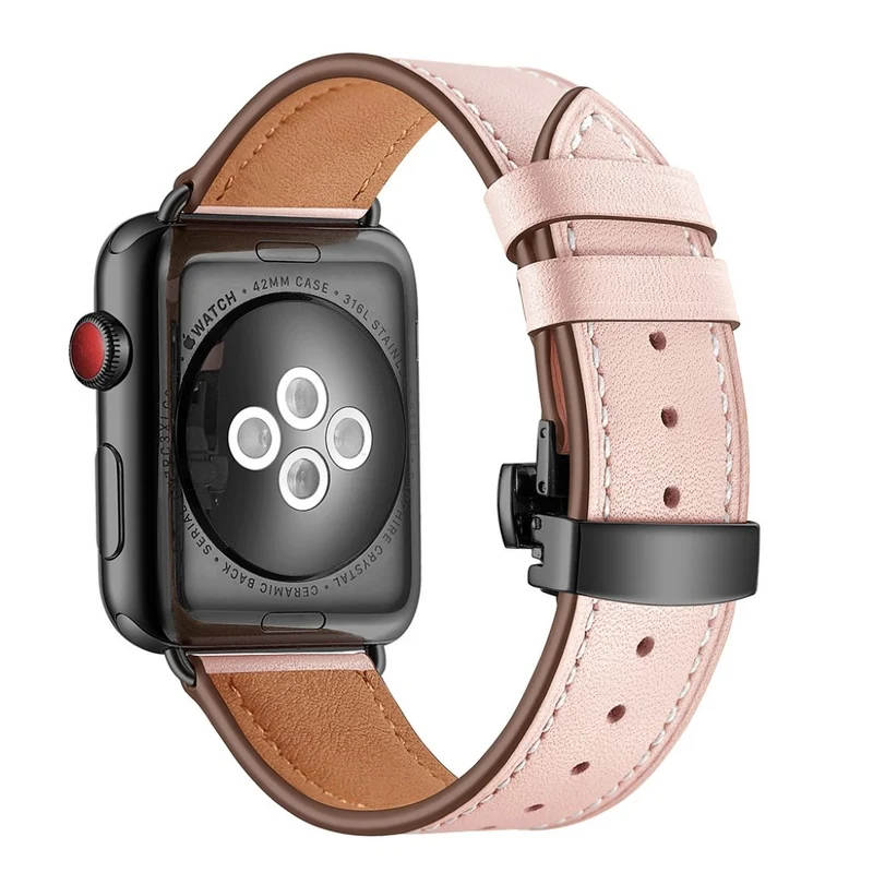 Apple Watch Series 5 44mm / Apple Watch 44mm Echtes Leder armband