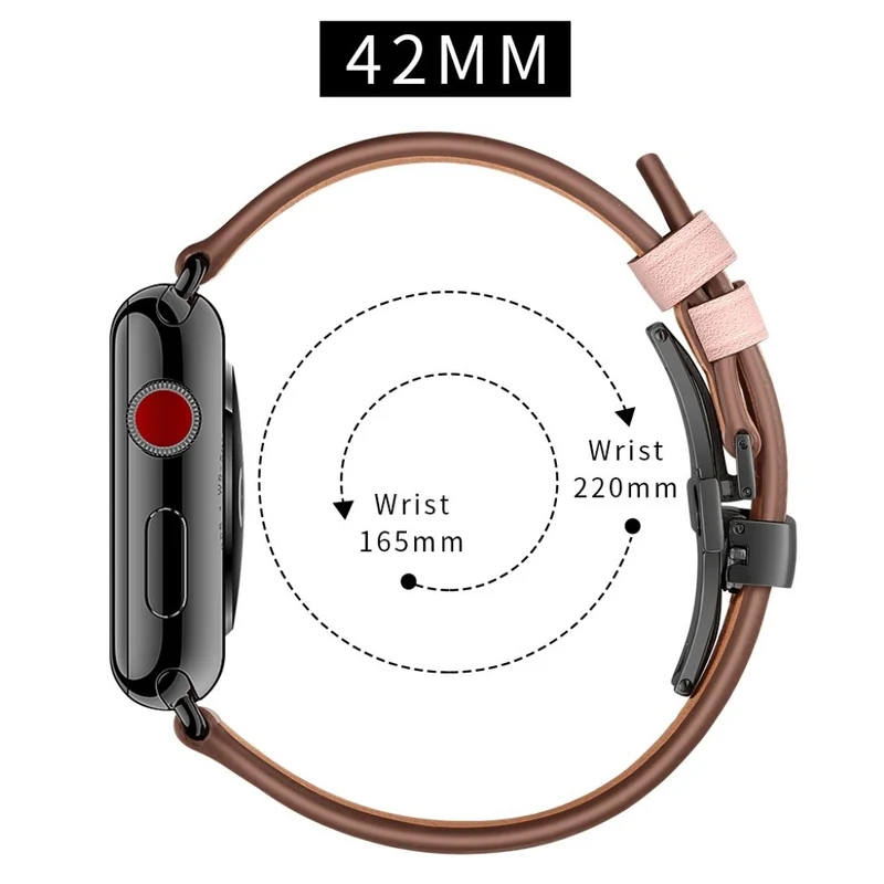 Apple Watch Series 5 44mm / Apple Watch 44mm Echtes Leder armband