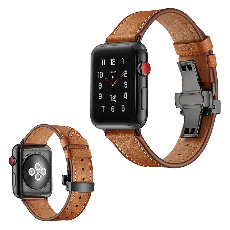 Apple Watch Series 5 44mm / Apple Watch 44mm Echtes Leder armband