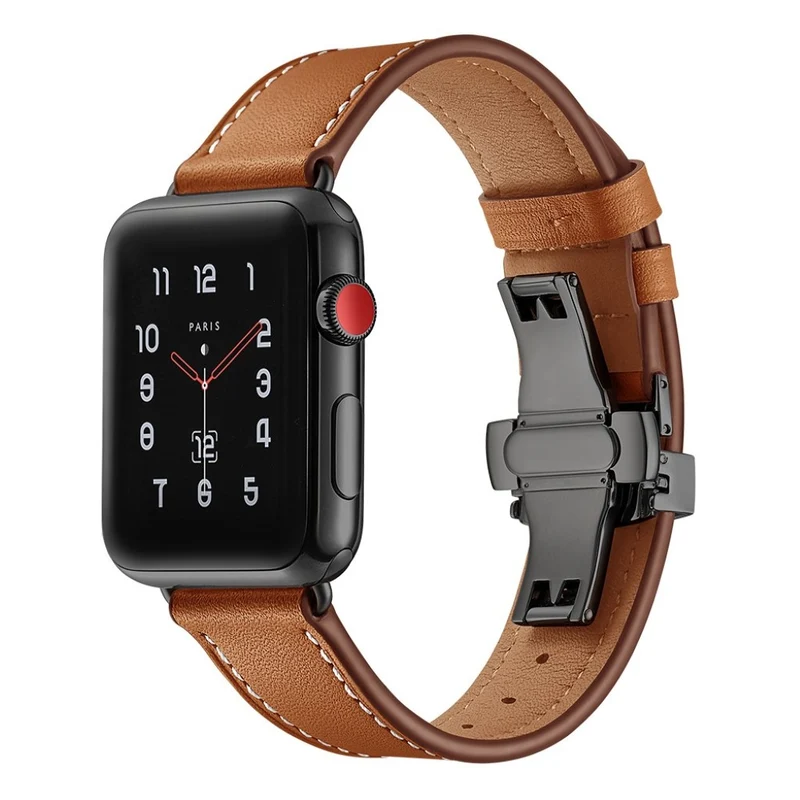 Apple Watch Series 5 44mm / Apple Watch 44mm Echtes Leder armband
