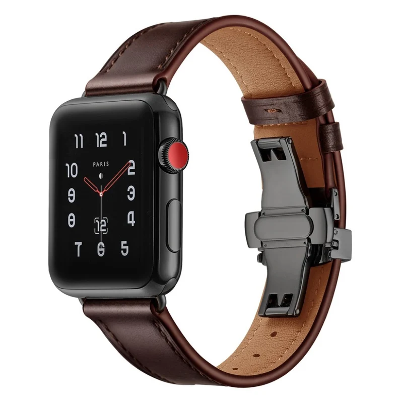 Apple Watch Series 5 44mm / Apple Watch 44mm Echtes Leder armband