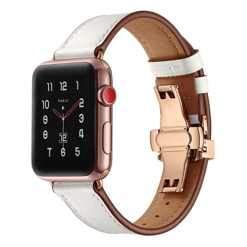 Apple Watch Series 5 44mm / Apple Watch 44mm Echtes Leder armband