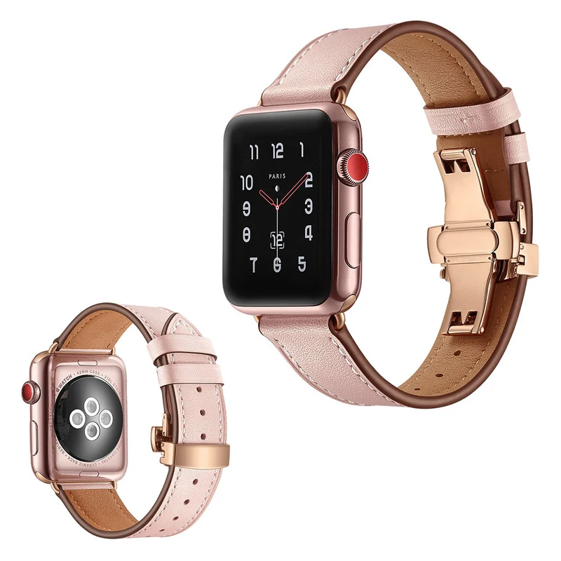 Apple Watch Series 5 44mm / Apple Watch 44mm Echtes Leder armband