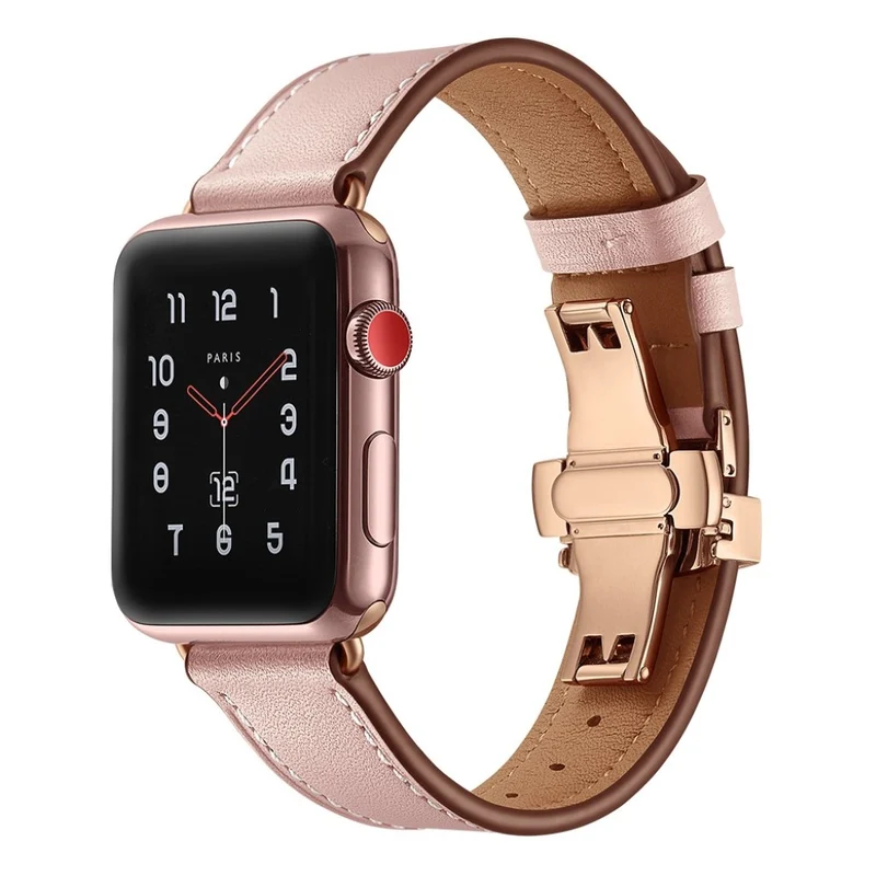 Apple Watch Series 5 44mm / Apple Watch 44mm Echtes Leder armband