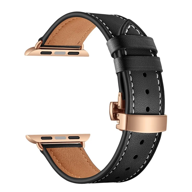 Apple Watch Series 5 44mm / Apple Watch 44mm Echtes Leder armband