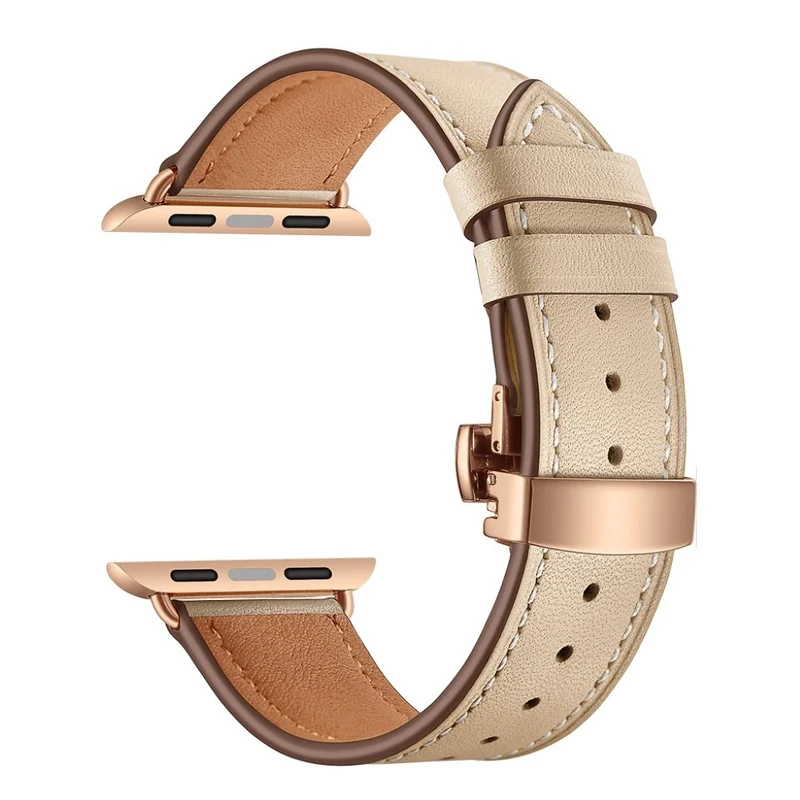 Apple Watch Series 5 44mm / Apple Watch 44mm Echtes Leder armband