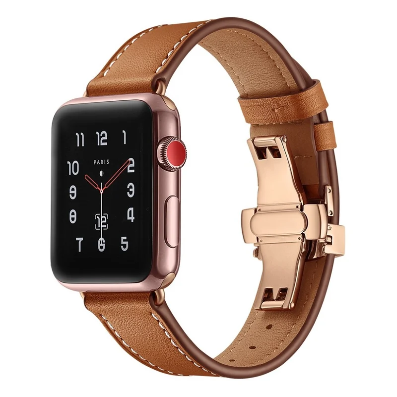 Apple Watch Series 5 44mm / Apple Watch 44mm Echtes Leder armband