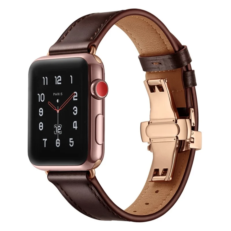 Apple Watch Series 5 44mm / Apple Watch 44mm Echtes Leder armband