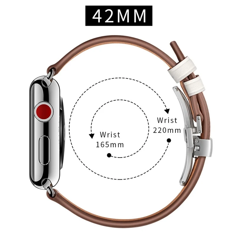 Apple Watch Series 5 44mm / Apple Watch 44mm Echtes Leder armband