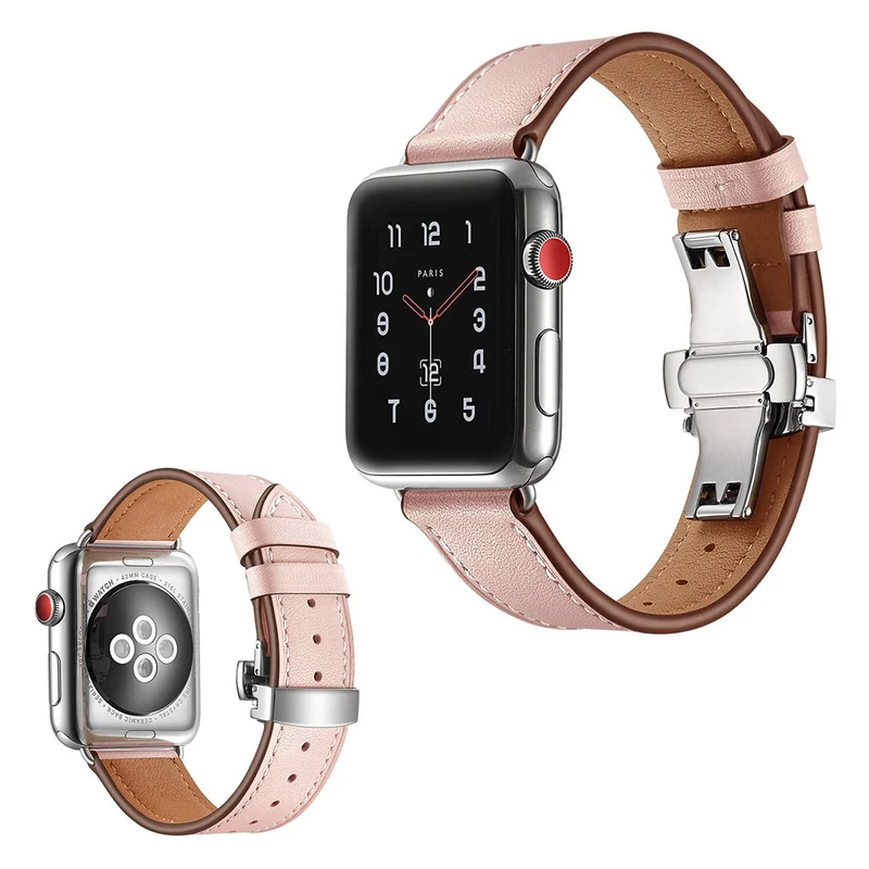 Apple Watch Series 5 44mm / Apple Watch 44mm Echtes Leder armband