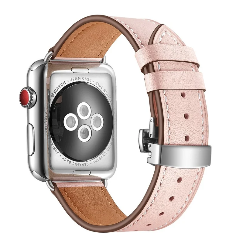 Apple Watch Series 5 44mm / Apple Watch 44mm Echtes Leder armband