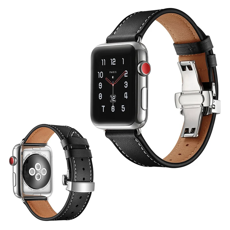 Apple Watch Series 5 44mm / Apple Watch 44mm Echtes Leder armband